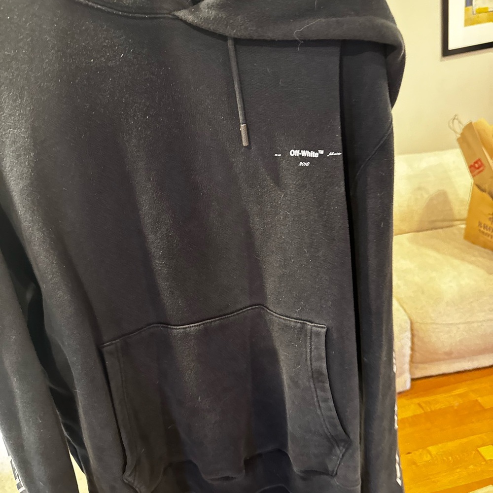 Off-White Charcoal Hoodie